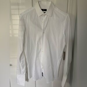 Hugo Boss Slim Fit White Dress Shirt